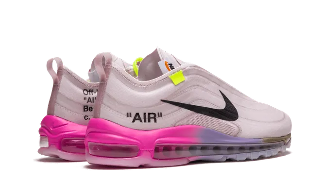 Кроссовки Nike The 10: Air Max 97 OG «Off-white - Queen» розовый