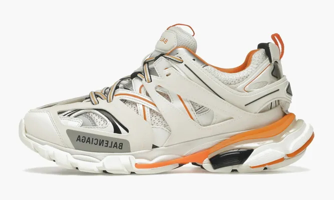 Кроссовки Balenciaga Track «White Orange» белый