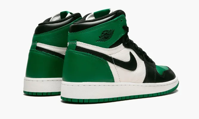 Кроссовки Air Jordan 1 Retro High OG GS «Pine Green» зеленый