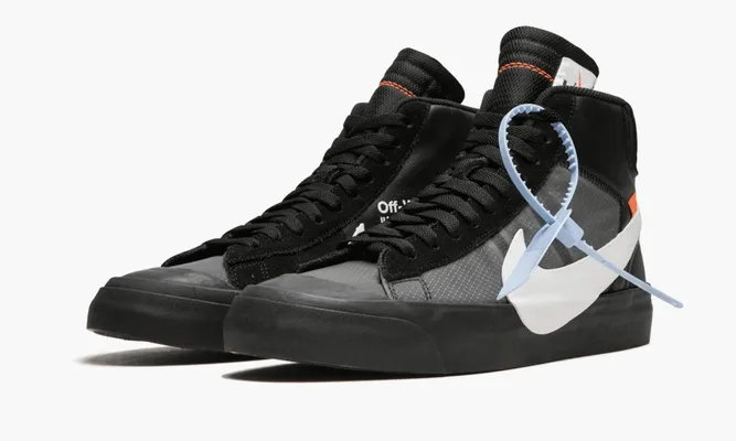 Кроссовки Nike Blazer Mid «Off-white Grim Reaper» черный