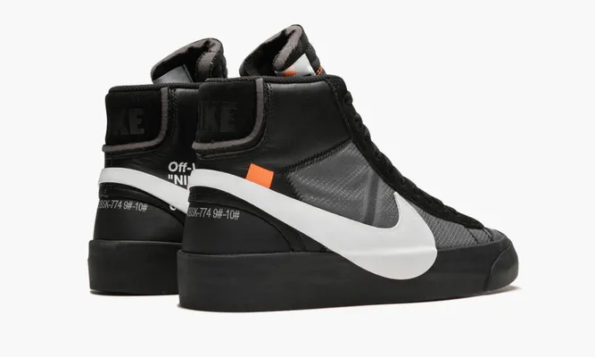 Кроссовки Nike Blazer Mid «Off-white Grim Reaper» черный