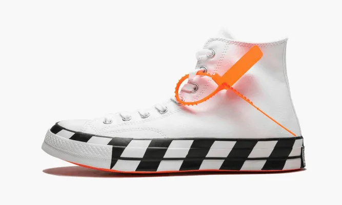 Кроссовки Converse Chuck Taylor All-star 70 HI «Off-white» белый