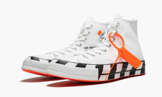 Кроссовки Converse Chuck Taylor All-star 70 HI «Off-white» белый