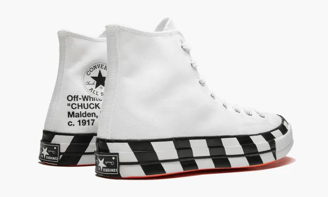 Кроссовки Converse Chuck Taylor All-star 70 HI «Off-white» белый