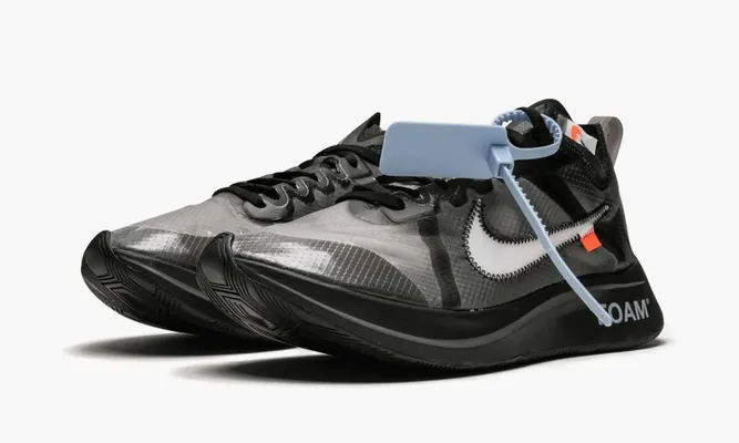 Кроссовки Nike Zoom Fly «Off-white Black Silver» черный