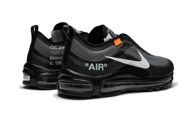 Кроссовки Nike The 10 : Air Max 97 OG «Off-white» черный