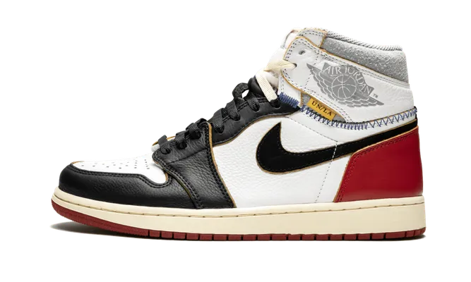 Кроссовки Air Jordan 1 Retro High «Union - Black Toe» белый