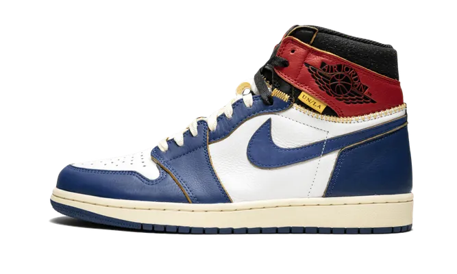 Кроссовки Air Jordan 1 High Nrg / Un «Union - Storm Blue» синий