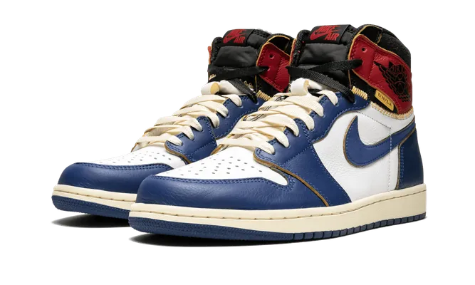 Кроссовки Air Jordan 1 High Nrg / Un «Union - Storm Blue» синий