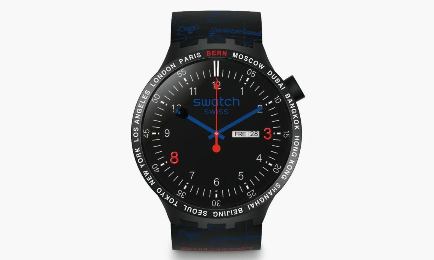 Swatch Big Bold Switzerland Bern «Black»