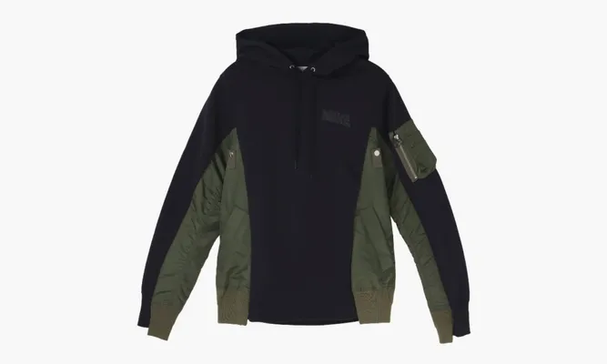 Одежда Nike X Sacai Hoodie «Navy» черный