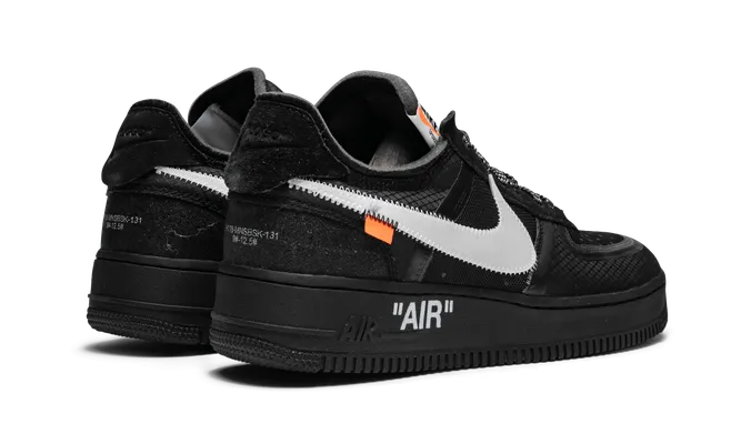 Кроссовки Nike The 10: Air Force 1 Low «Off-white Black» черный