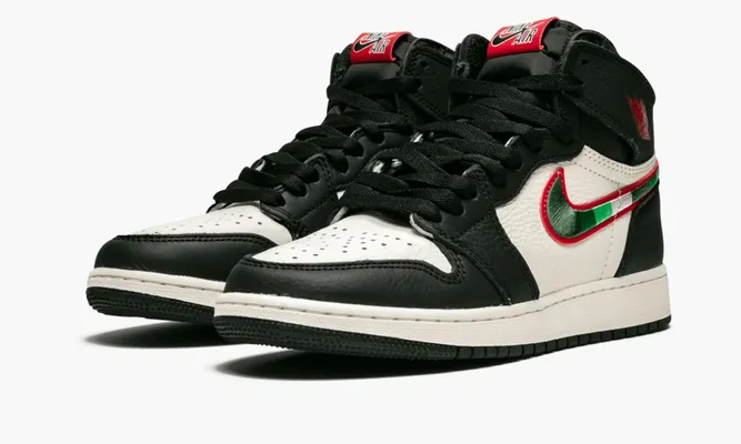 Кроссовки Air Jordan 1 High OG GS «Sports Illustrated / A Star Is Born» черный,белый