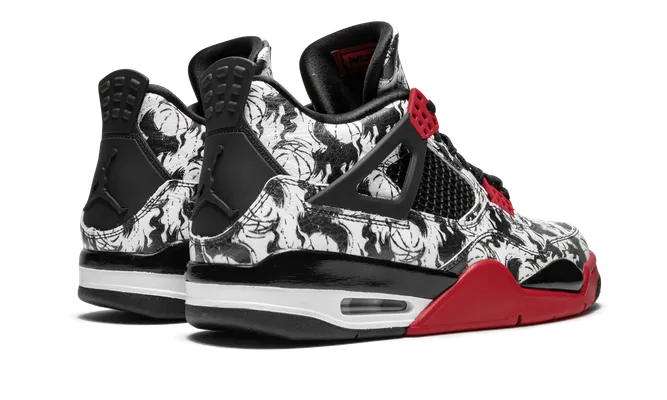 Кроссовки Air Jordan 4 Retro Sngl Dy «Singles Day / Tattoo» черный,белый