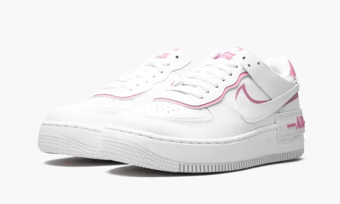 Кроссовки Nike Air Force 1 Low Shadow WMNS «White Magic Flamingo» белый