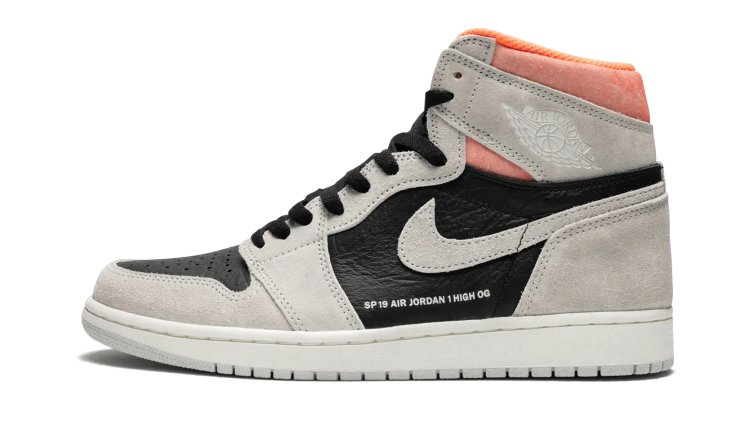 Air Jordan 1 High OG «Neutral Grey / Hyper Crimson»