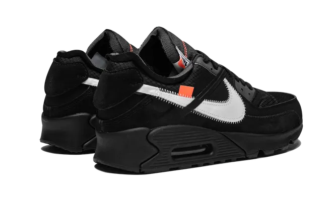 Кроссовки Nike The 10: Air Max 90 «Off-white - Black» черный