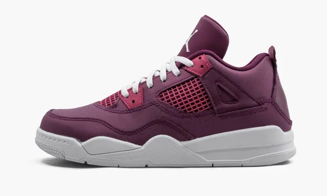 Для самых маленьких Air Jordan 4 Retro PS «Valentine's Day 2019» Kids розовый