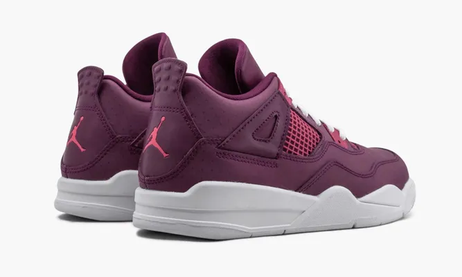 Для самых маленьких Air Jordan 4 Retro PS «Valentine's Day 2019» Kids розовый