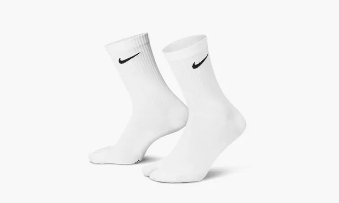 Аксессуары Nike Everyday Plus Cushioned Crew Socks 3 Pairs «White» белый
