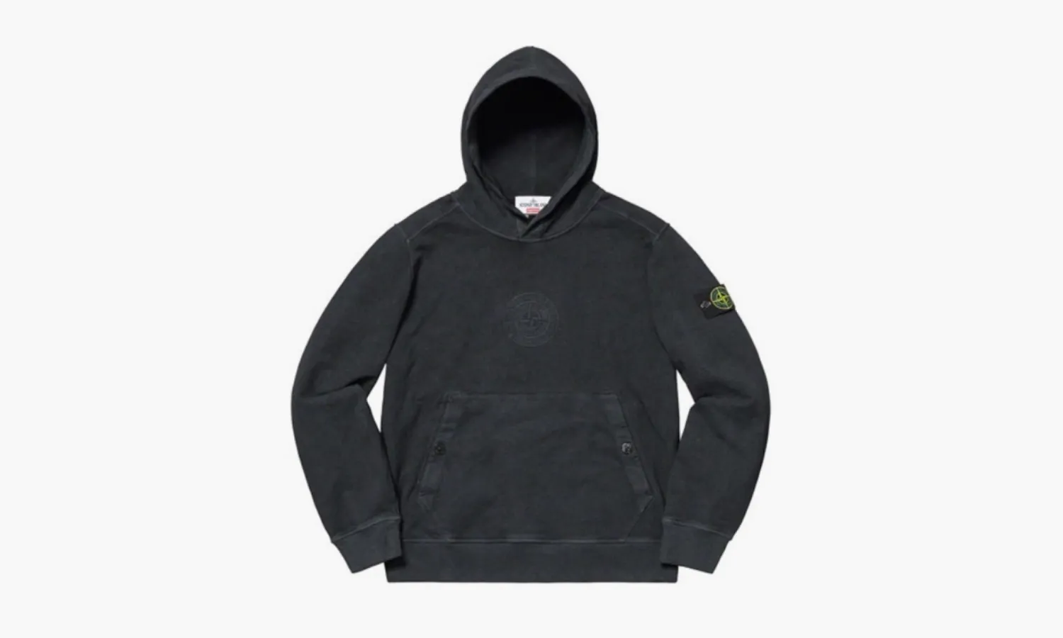 Stone Island X Supreme Hooded Sweatshirt «Black»