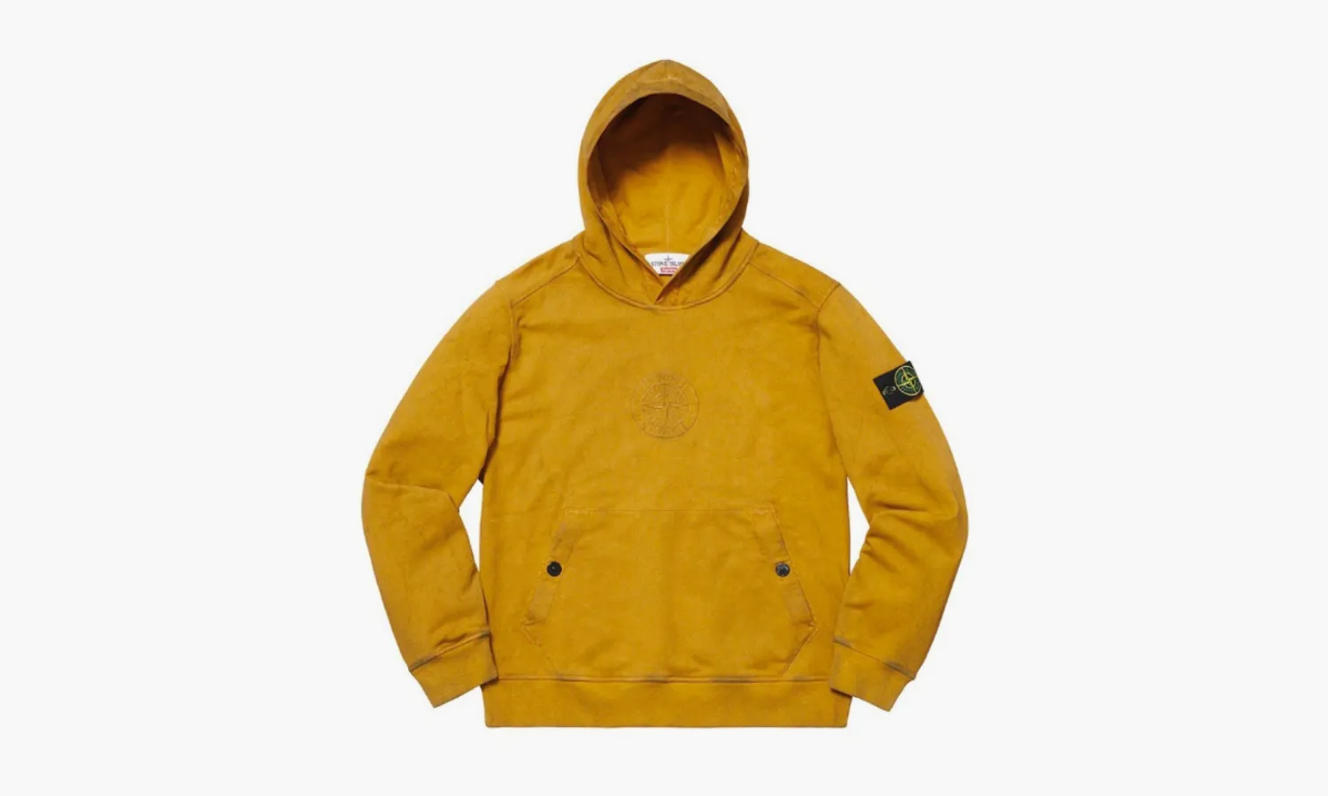 Stone Island X Supreme Hooded Sweatshirt «Olive»