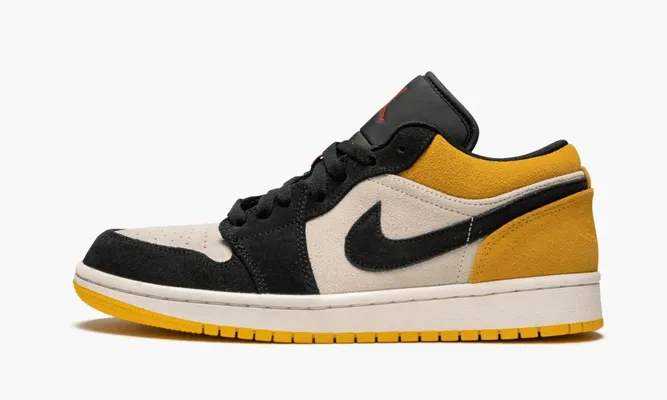 Кроссовки Air Jordan 1 Low «University Gold» желтый