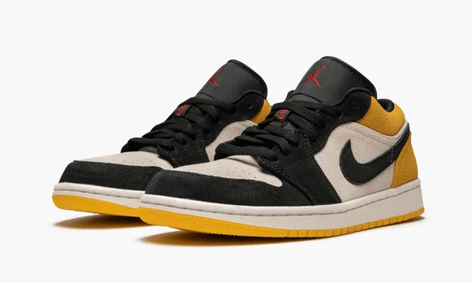 Кроссовки Air Jordan 1 Low «University Gold» желтый