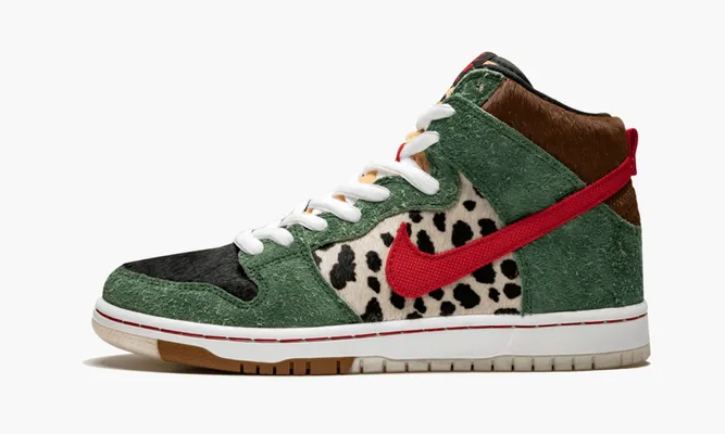 Кроссовки Nike SB Dunk High Pro Qs «Dog Walker» зеленый