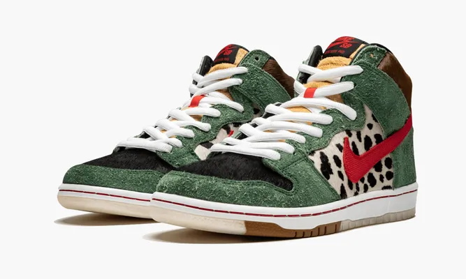 Кроссовки Nike SB Dunk High Pro Qs «Dog Walker» зеленый