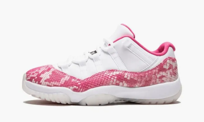 Для баскетбола Jordan 11 Retro WMNS «Pink Snakeskin» розовый