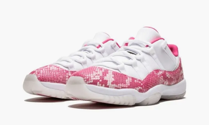 Для баскетбола Jordan 11 Retro WMNS «Pink Snakeskin» розовый