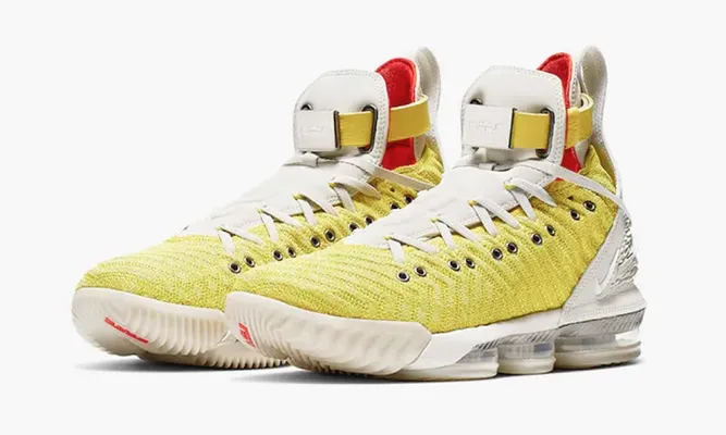 Для баскетбола Nike Lebron 16 «Harlem Fashion Row Harlem Stage» желтый