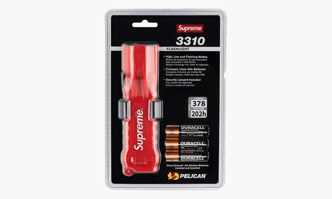 Аксессуары Supreme Pelican 3310pl Flashlight «Red» красный