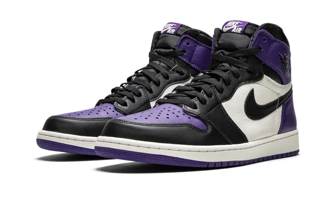 Кроссовки Air Jordan 1 Retro High OG «Court Purple» фиолетовый