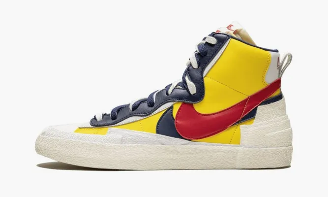 Кроссовки Nike Blazer Mid «Sacai Snow Beach» желтый