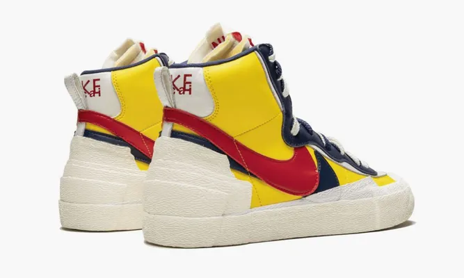 Кроссовки Nike Blazer Mid «Sacai Snow Beach» желтый