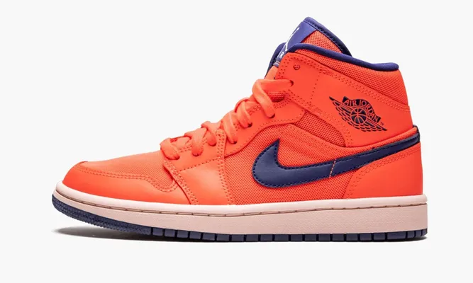 Кроссовки Air Jordan 1 Mid WMNS «Turf Orange» оранжевый