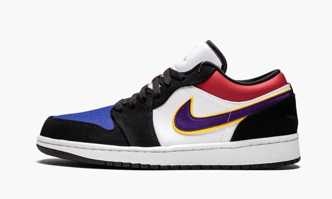 Кроссовки Air Jordan 1 Low «Laker's Top 3» разноцветный