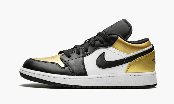 Кроссовки Air Jordan 1 Low «Gold Toe» желтый