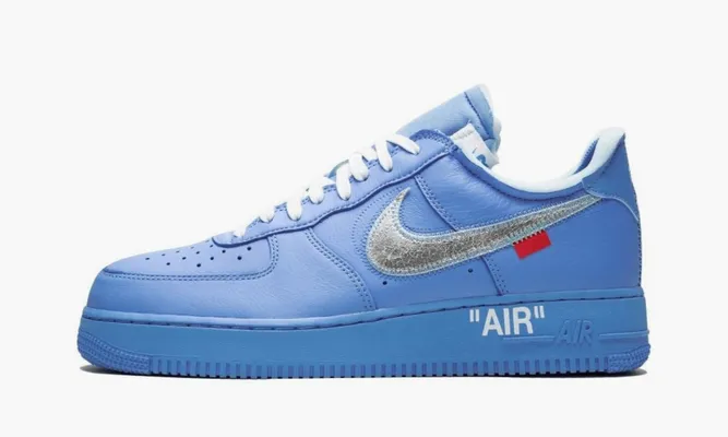 Кроссовки Nike Air Force 1 Low «Off-white - Mca University Blue» lightBlue