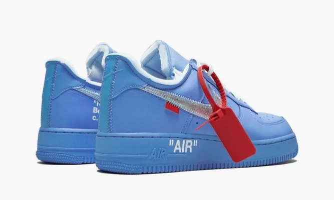 Кроссовки Nike Air Force 1 Low «Off-white - Mca University Blue» lightBlue