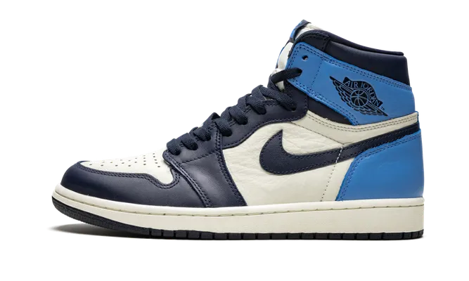 Кроссовки Air Jordan 1 High OG «Obsidian / University Blue» синий