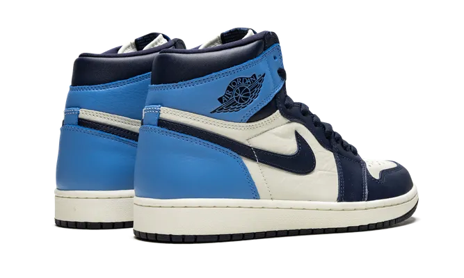 Кроссовки Air Jordan 1 High OG «Obsidian / University Blue» синий