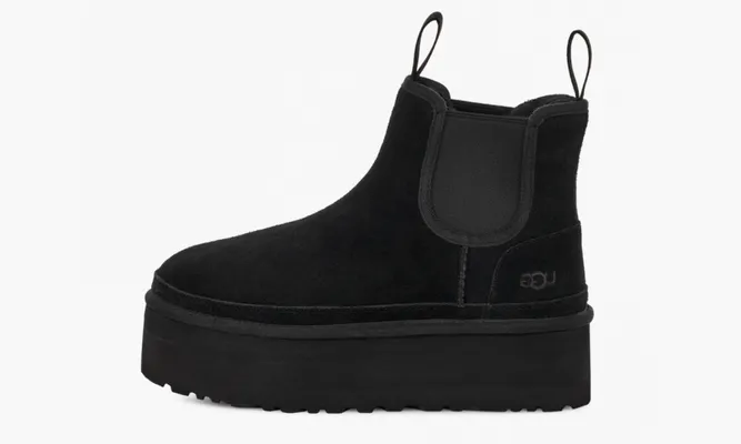 Обувь UGG Neumel Platform Chelsea WMNS «Black» черный