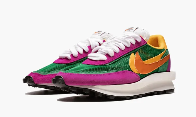Кроссовки Nike Ld Waffle «Sacai Pine Green» разноцветный