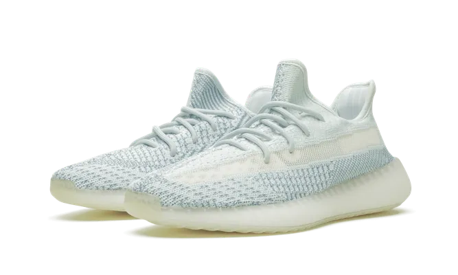 Кроссовки Yeezy Boost 350 V2 Reflective «Cloud White» lightBlue