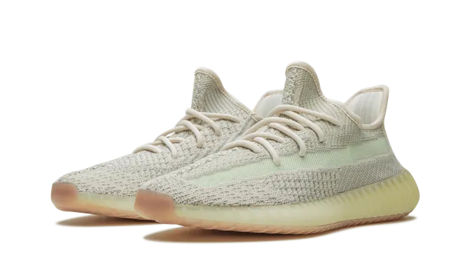 Кроссовки Yeezy Boost 350 V2 «Citrin» серый