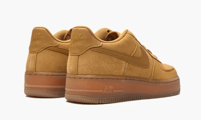 Кроссовки Nike Air Force 1 Low GS «Wheat 2019» коричневый