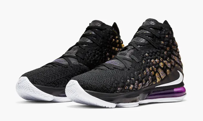 Для баскетбола Nike Lebron 17 «Lakers» черный